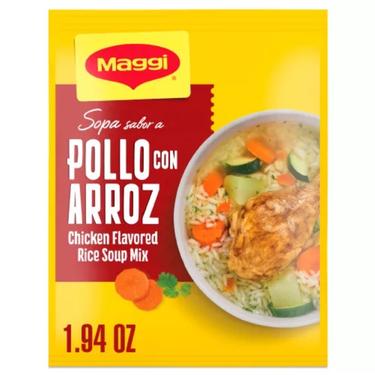 2 x MAGGI SOPA SABOR A POLLO CON ARROZ 1.94 Oz.