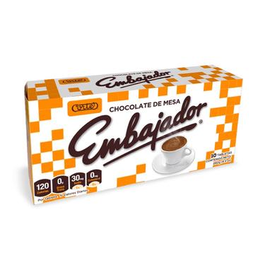 El EMBAJADOR CHOCOLATE EN BARRA 9.2 0z