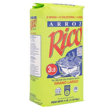 ARROZ RICO  GRANO LARGO 3 LB