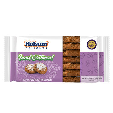 HOLSUM DELIGHT ICED OATMEAL COOKIE 12 OZ