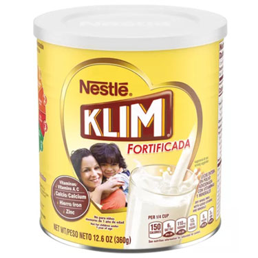 KLIM INSTANT MILK POWDER FORTIFICADA 12.6 OZ