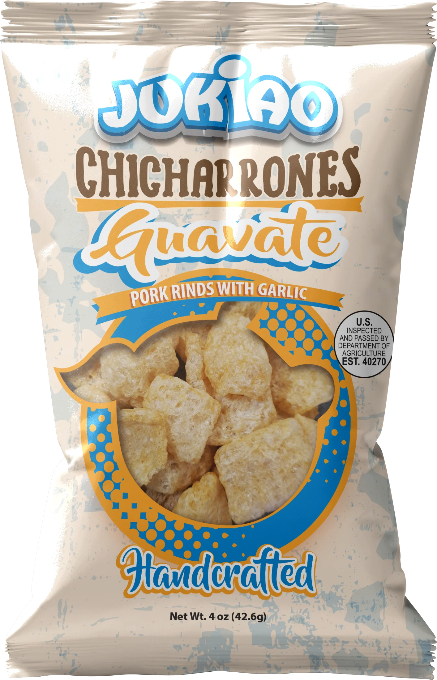 JUKIAO chicharrones Guavate 4 OZ