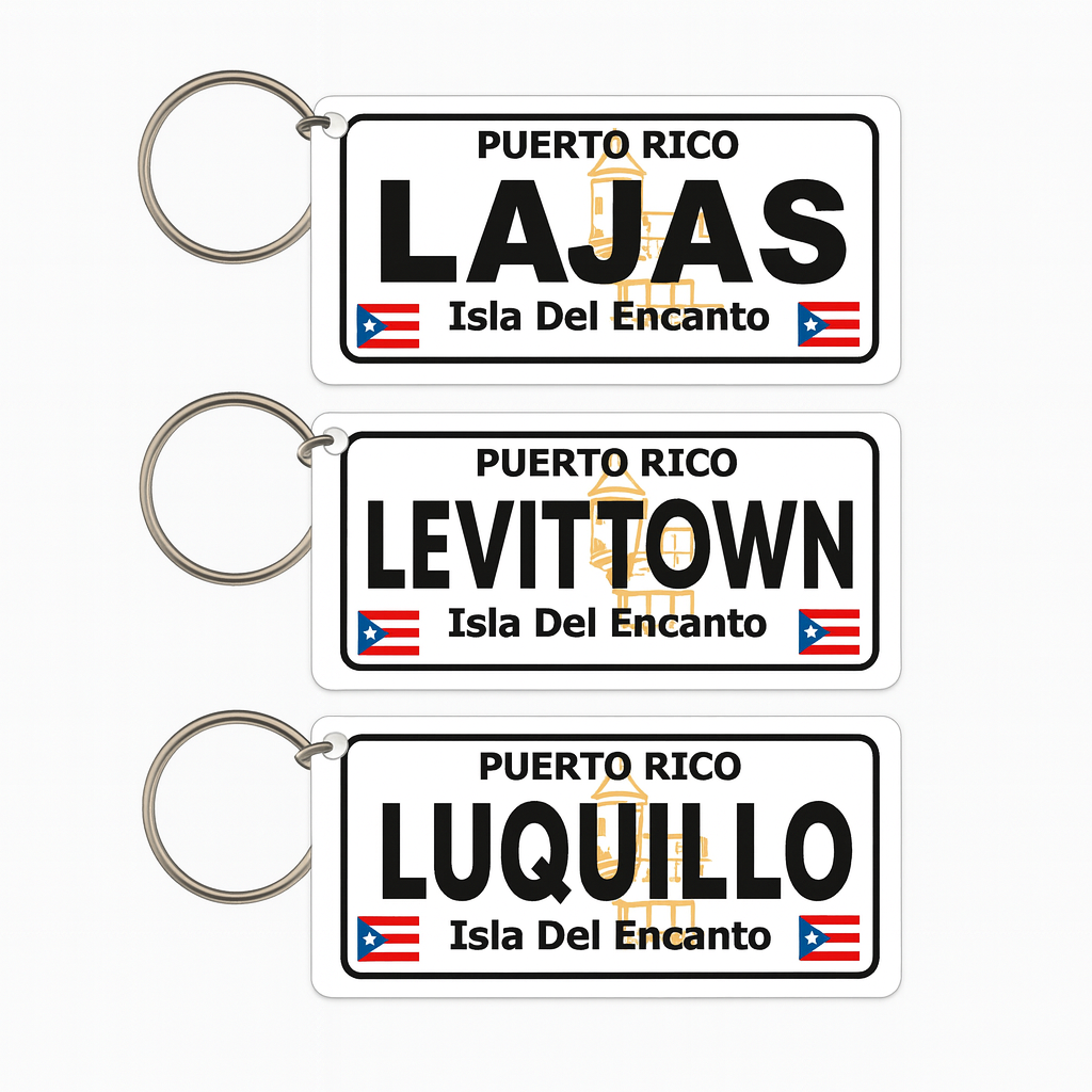Llaveros de los pueblos de Puerto Rico