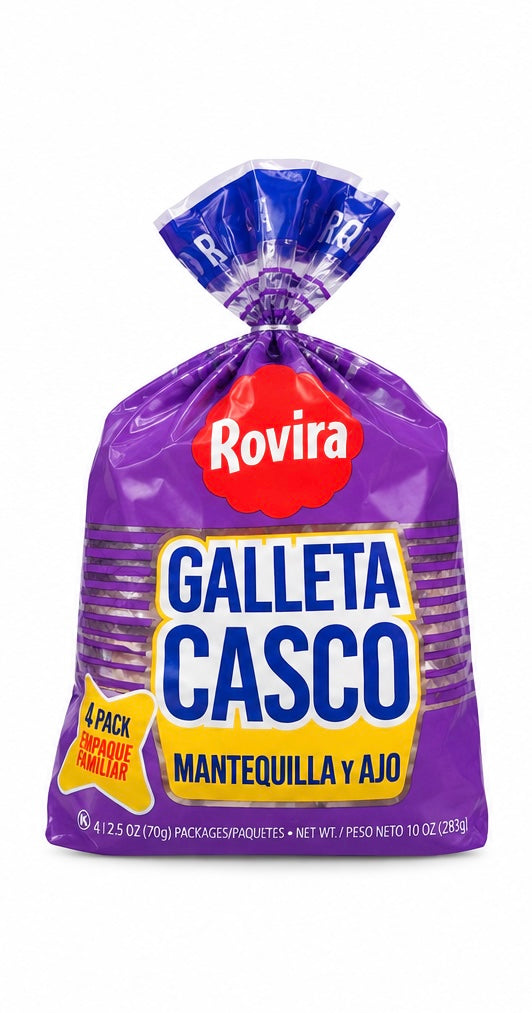 GALLETAS DE CASCO ROVIRA MANTEQUILLA CON AJO