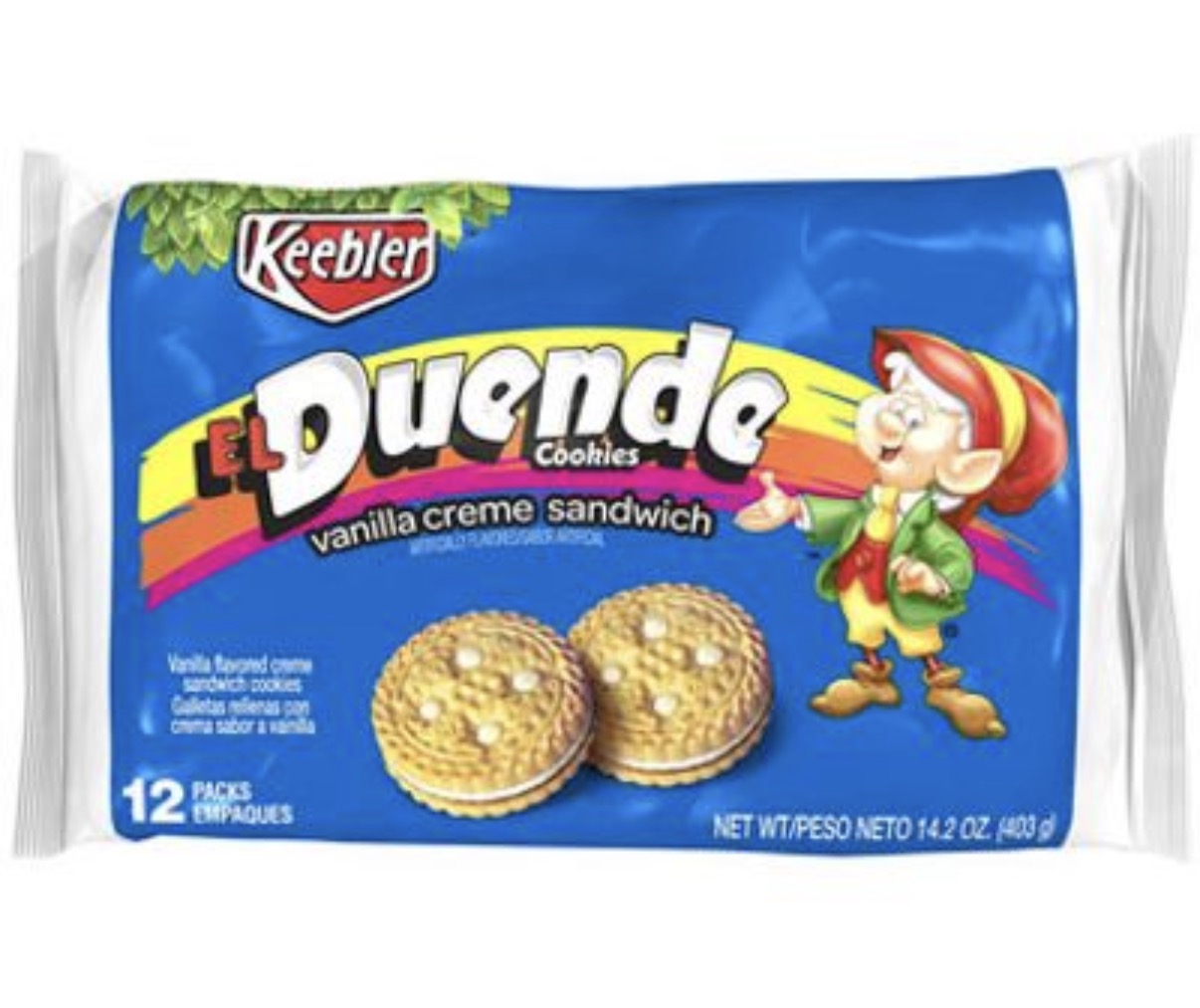 Duende Keebler VAINILLA 12 PK