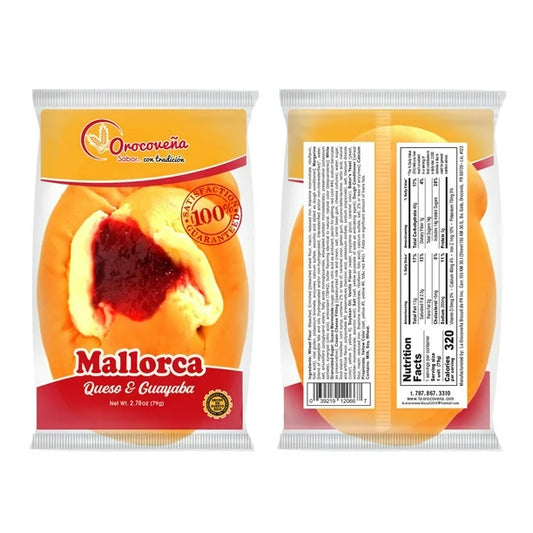 LA OROCOVENA MALLORCA DE QUESO Y GUAYABA 12 OZ