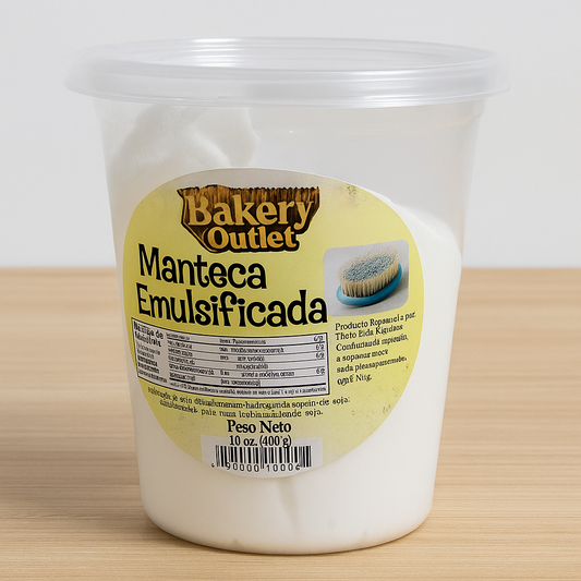 Manteca emulsificada de 1 libra.