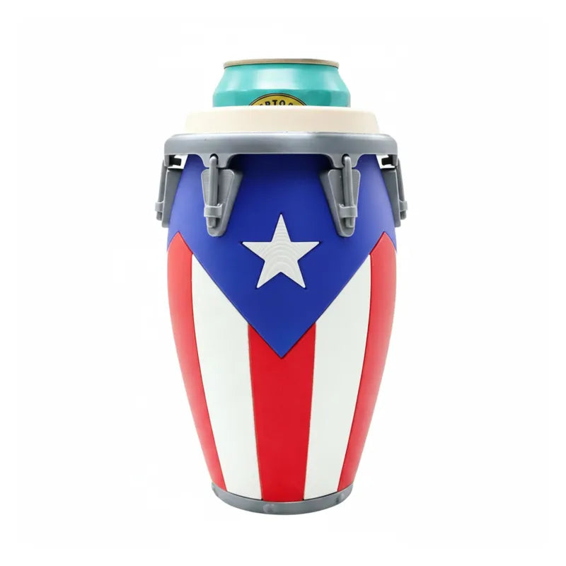 Portavasos en forma de conga, de Puerto Rico Portavasos en forma de conga de Puerto Rico