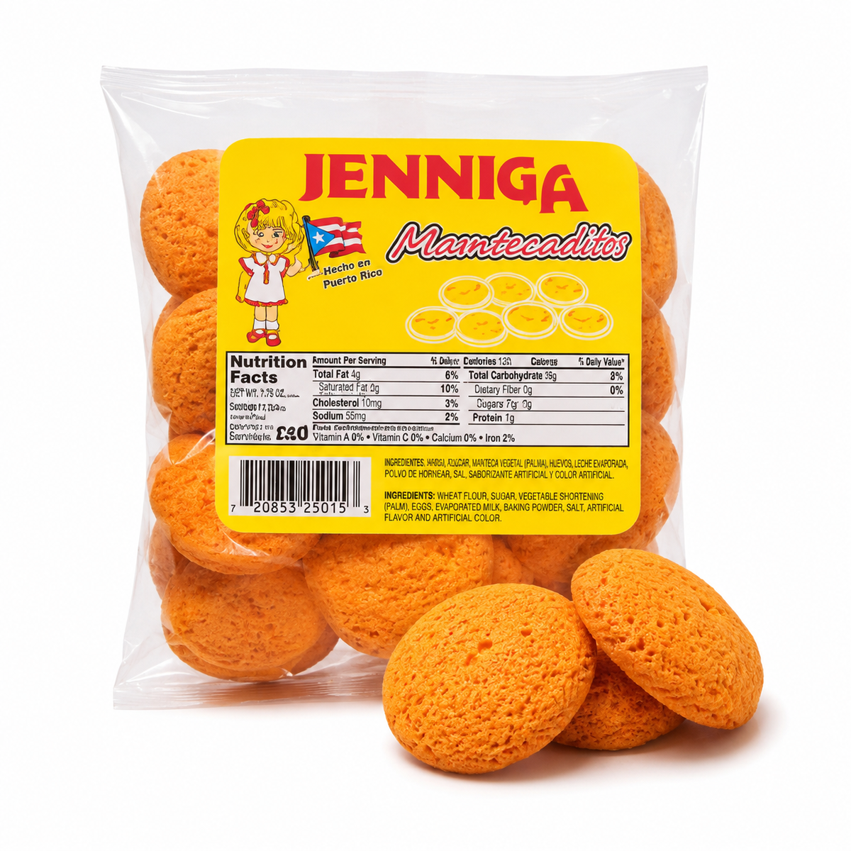 Mantecaditos Jenniga x 16 Pqt.