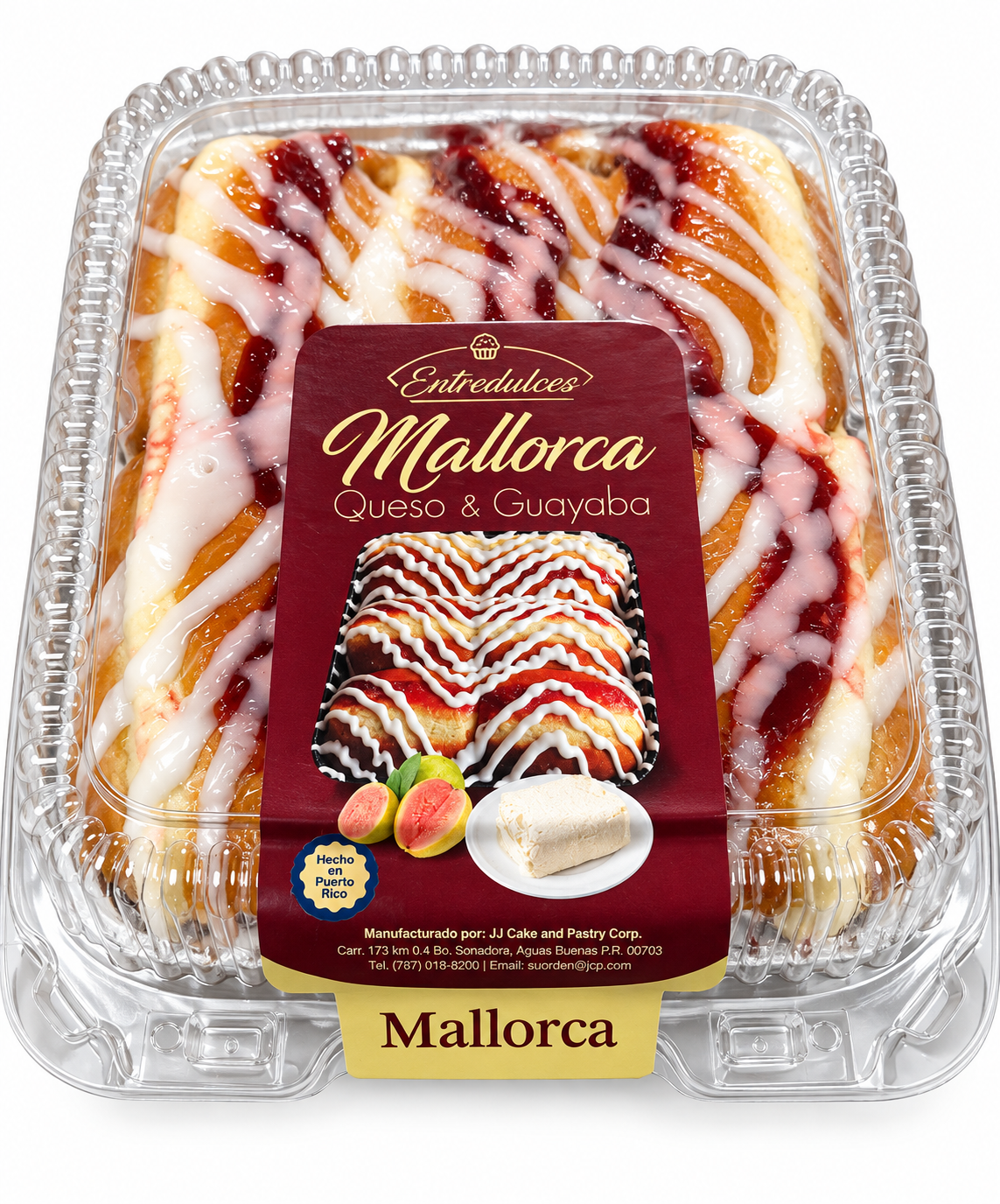 MALLORCA DE QUESO Y GUAYABA ENTREDULCES