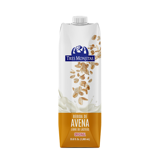 LECHE DE AVENA TRES MONJITAS ORIGINAL 33.8