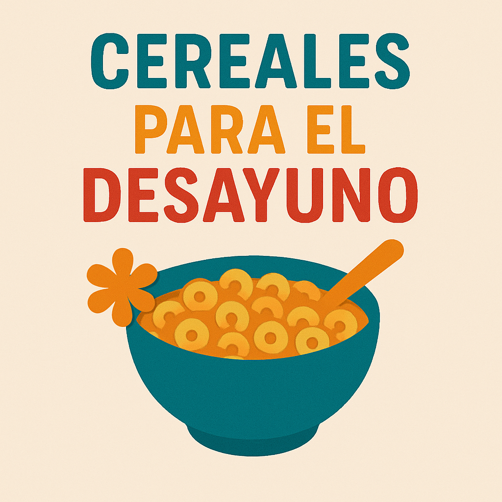 Cereales para el desayuno.