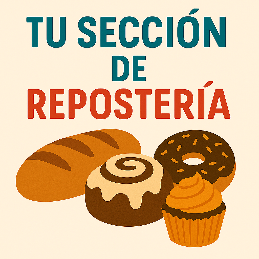 Sección de repostería