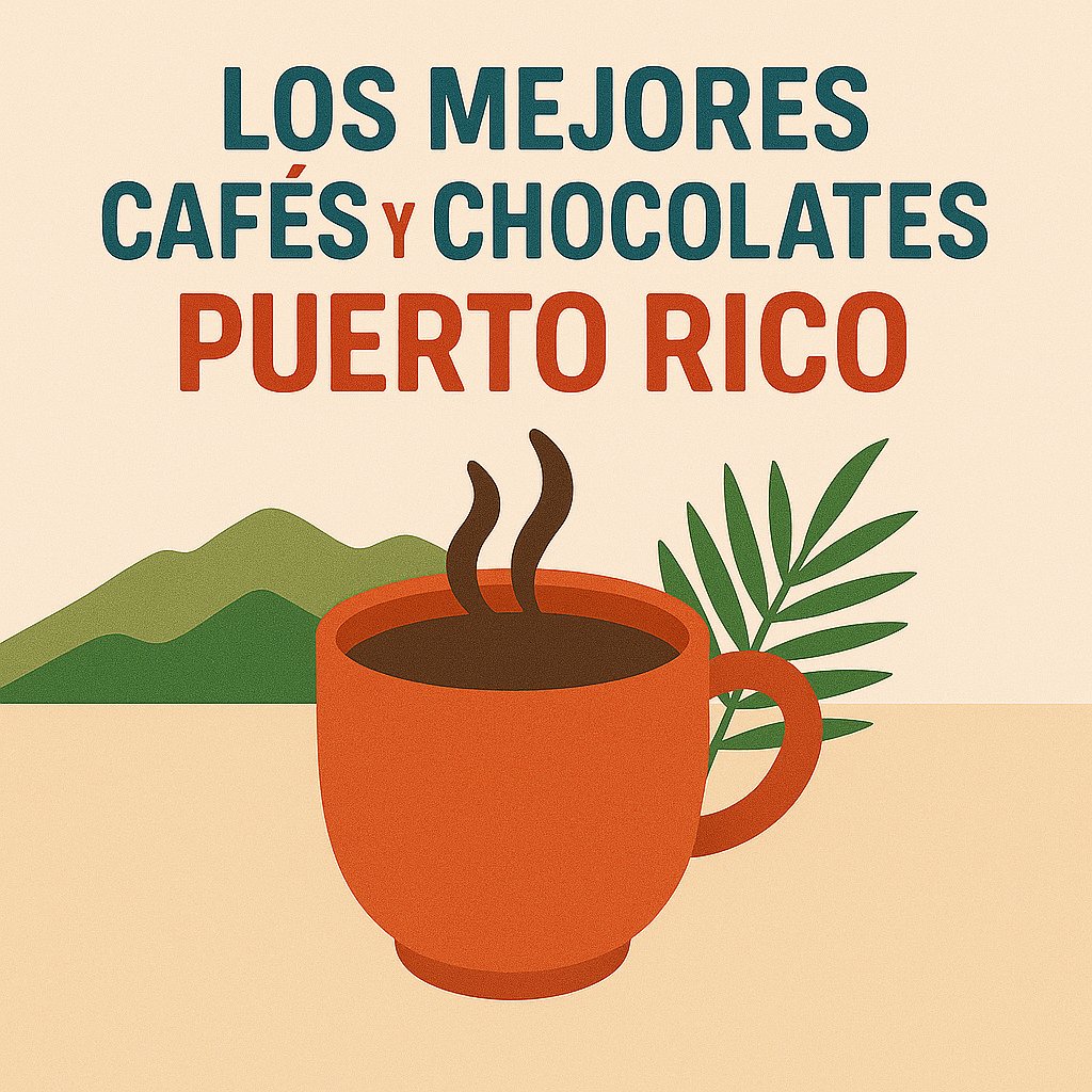 Los mejores cafés y chocolates de Puerto Rico.