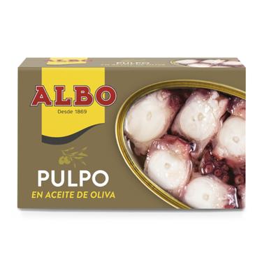 PULPO EN ACEITE DE OLIVA ALBO 4 Oz.