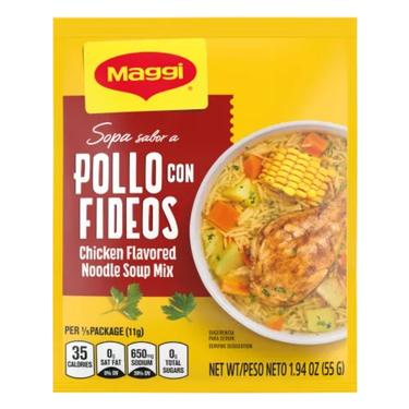 2 x MAGGI SOPA DE POLLO CON FIDEOS 1.94 Oz.
