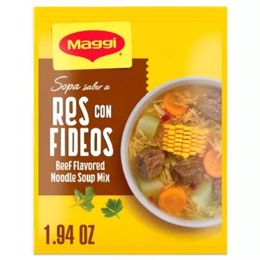 2 x MAGGI SOPA SABOR A RES Y FIDEOS 1.94 Oz.