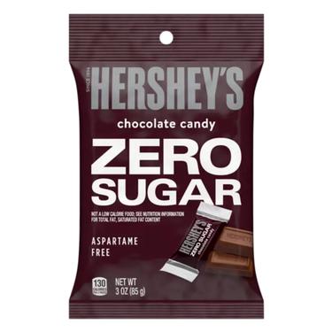 HERSHEY'S CHOCOLATE CANDY ZERO SUGAR 3 Oz.