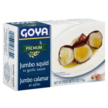 CALAMAR JUMBO AL AJILLO  GOYA 4 Oz.