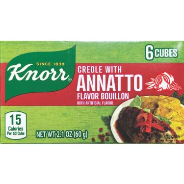 4 x Knorr Cubitos Sazón Achiote Condimento Criollo