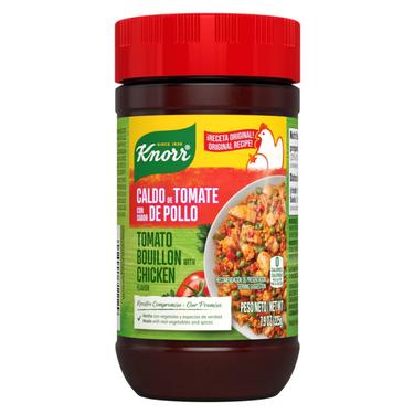 KNORR CALDO 'DE TOMATE / CHICKEN EN POLVO 7.9 Oz.