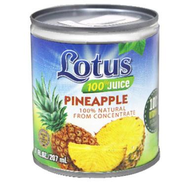4 X LOTUS JUGO DE PINA 7.1 OZ