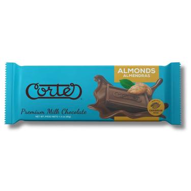 2 x CORTES PREMIUM CHOCOLATE ALMENDRAS 1.4 Oz.