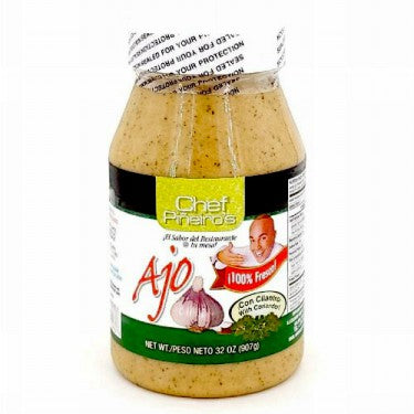 AJO CON CILANTRO CHEF PIÑEIRO 32 Oz.