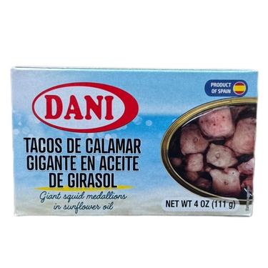 Tacos De Calamar Gigante En Aceite de Girasol DANI