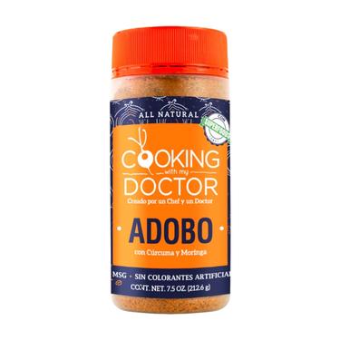 COOKING DOCTOR ADOBO CON CURCUMA Y MORINGA 7.5 Oz.