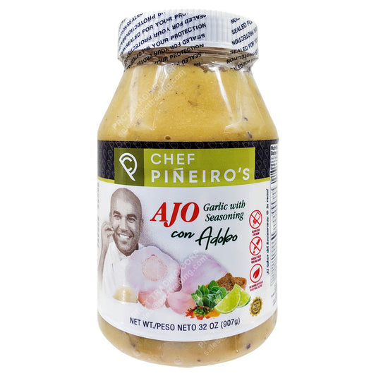 AJO CON ADOBO CHEF PIÑEIRO 32 Oz.