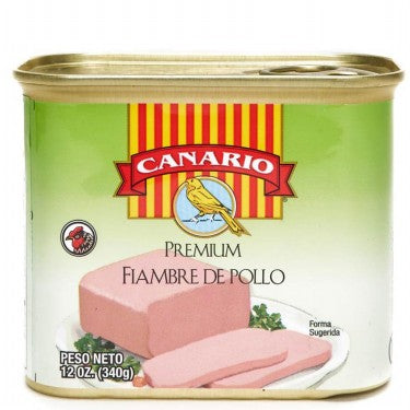CANARIO CHICKEN LUNCHEON JAMONILLA MEAT 12 OZ