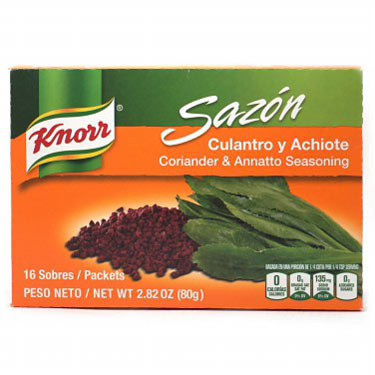 2 X SAZON kNORR  CON CULANTRO Y ACHIOTE 16 CT