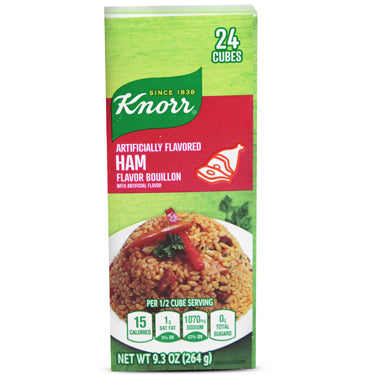 CUBITO CALDO CON SABOR A JAMON KNORR  24 CT