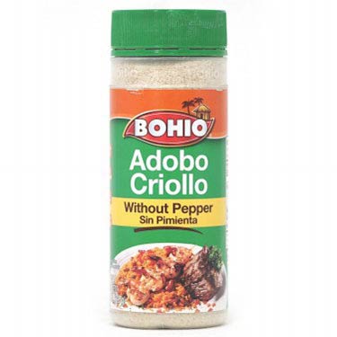 2 x Bohio adobo criollo sin pimienta 10.5oz