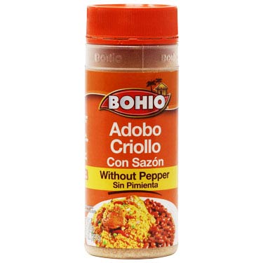 2 x Bohio adobo criollo  Sazon y sin pimienta 10.5oz