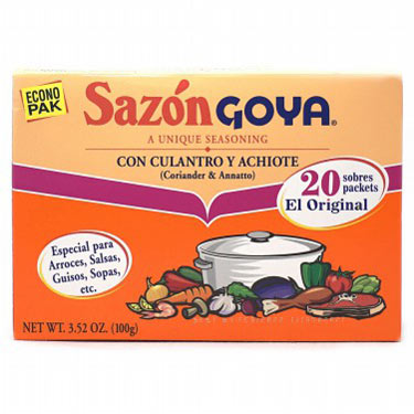 Sazón Goya con Culantro y Achiote 20 Pack