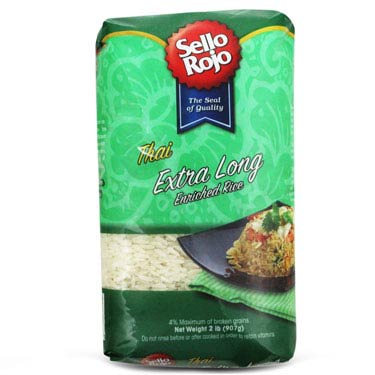 ARROZ GRANO EXTRA LARGO SELLO ROJO 2 LB