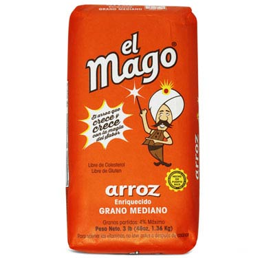 EL MAGO ARROZ GRANO MEDIANO 3 LB