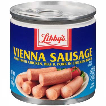 3 X LIBBYS VIENNA SAUSAGE CKN & PORK 4.6 OZ