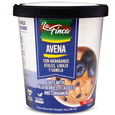 2 X AVENA ORGANICA BLUEBERRIES Y CANELA LA FINCA 2 OZ