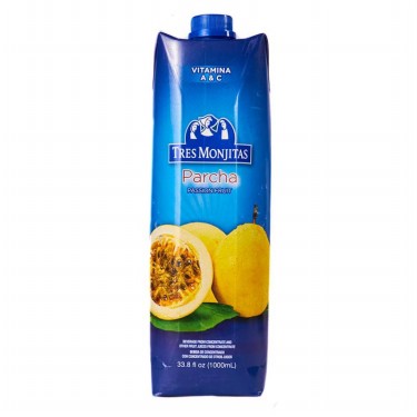 TRES MONJITAS PARCHA NECTAR 33.8 OZ