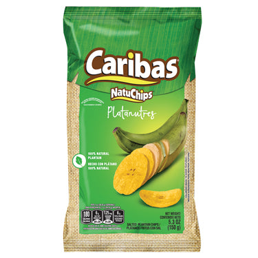 CARIBAS NATUCHIPS PLATANUTRES 5.3 Oz.
