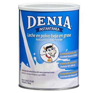 DENIA INSTANT LOW FAT MILK 28 OZ