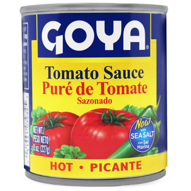 4 x GOYA SALSA DE TOMATE PICANTE 8 OZ