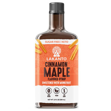 LAKANTO CINNAMON MAPLE SYRUP 13 OZ