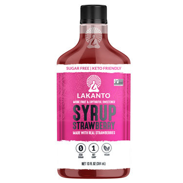 LAKANTO STRAWBERRY SYRUP 13 OZ