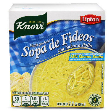 LIPTON SOPA DE FIDEOS MENOS SODIO 4 SB