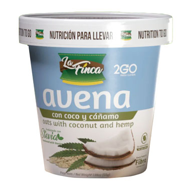 2 X AVENA ORGANICA COCO Y CAÑAMO LA FINCA 1.9 OZ