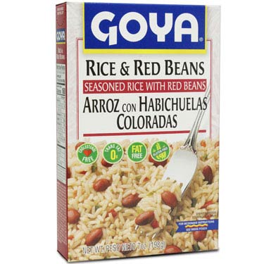 ARROZ HABICHUELAS COLORADAS GOYA 7 OZ